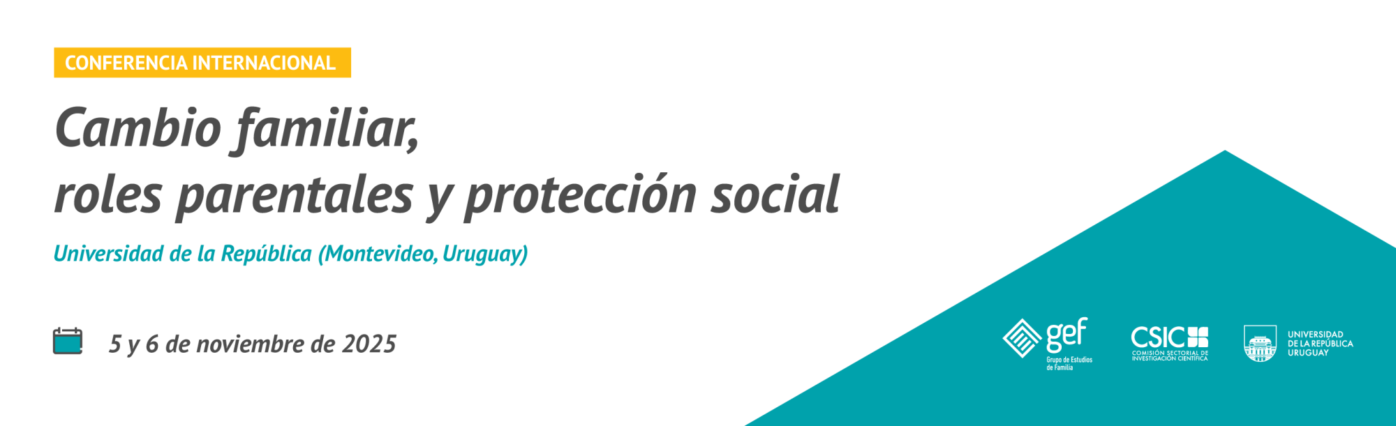 International Conference Family change, parental roles and social protection  November 5-6, 2025