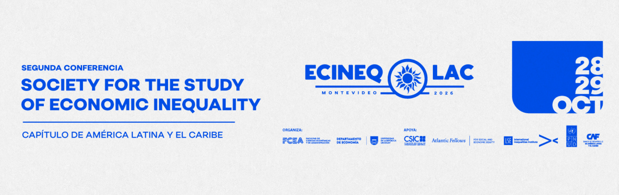 ECINEQ &ndash; LAC / Segunda Conferencia / Second Conference